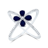 1/3CTW-DIA CN 1 1/4CTW PS-BS NAT GEM FASHION RING